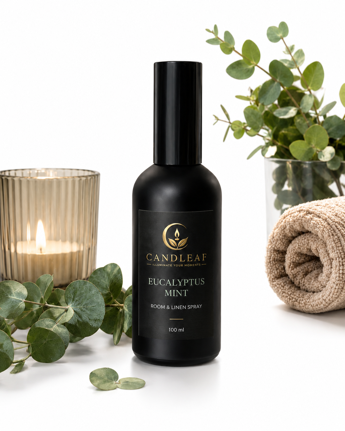 Eucalyptus Mint Room & Linen Spray Fresh Herbal Home Fragrance (100ml)