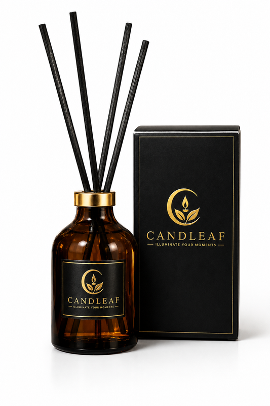 Amber Glass Reed Diffuser Gift Set | Candleaf